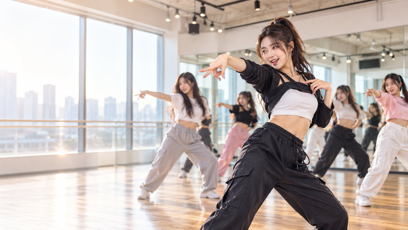 K-POPダンスレッスン風景